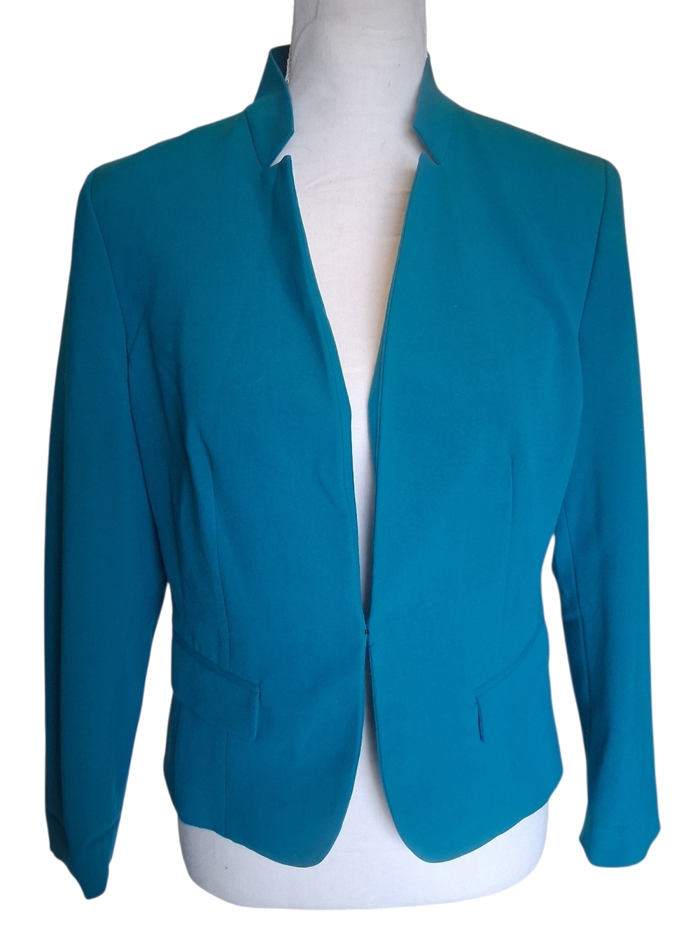 Nine West Teal Tailored Blazer